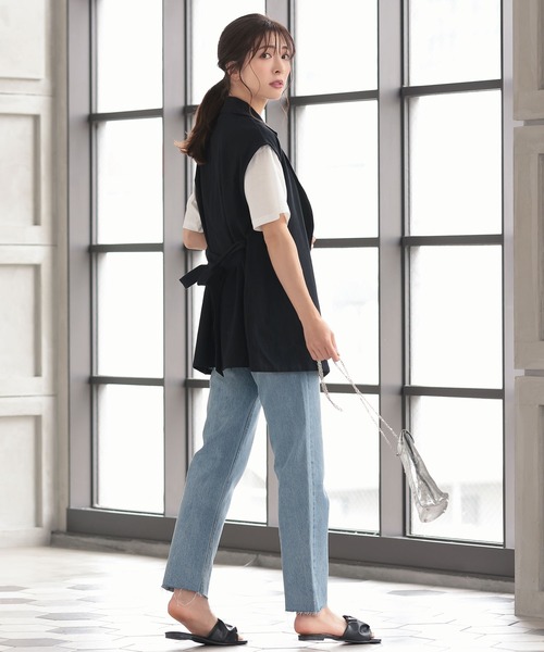 KOBE LETTUCE（コウベレタス）の「ボイルノースリロングジャケット（その他アウター・レディース・カーキ/ブラック/ベージュ/アイボリー・FREE）」の10枚目の写真