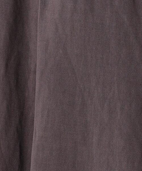 BEAUTY&YOUTH UNITED ARROWS（ビューティーアンドユースユナイテッドアローズ）の「BY 麻ブレンドハイウエストタックワイドパンツ（その他パンツ・レディース・ベージュ/ダークグレー・SMALL/MEDIUM）」の16枚目の写真