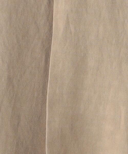 BEAUTY&YOUTH UNITED ARROWS（ビューティーアンドユースユナイテッドアローズ）の「BY 麻ブレンドハイウエストタックワイドパンツ（その他パンツ・レディース・ベージュ/ダークグレー・SMALL/MEDIUM）」の18枚目の写真