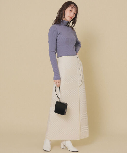 Ray BEAMS(レイビームス)の「Ray BEAMS / レザー ポーチ(ポーチ・レディース・ホワイト/ブラック/グリーン・ONE SIZE)」の5枚目の写真