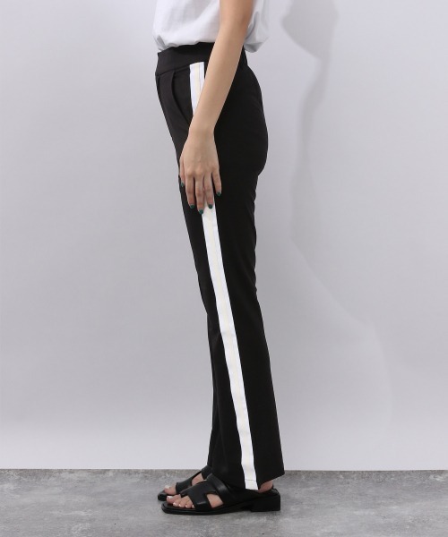 JEANASIS（ジーナシス）の「ラインパンツ/952715（スラックス・レディース・ブラック系その他/ブラウン系その他・SMALL/MEDIUM）」の3枚目の写真