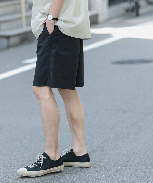 FORK&SPOON（フォークアンドスプーン）の「FORK&SPOON　コットンナイロンショーツ（その他パンツ・メンズ・ブラック/ホワイト系その他・5/4）」の12枚目の写真