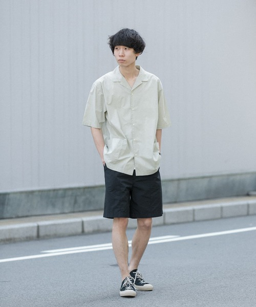 FORK&SPOON（フォークアンドスプーン）の「FORK&SPOON　コットンナイロンショーツ（その他パンツ・メンズ・ブラック/ホワイト系その他・5/4）」の14枚目の写真