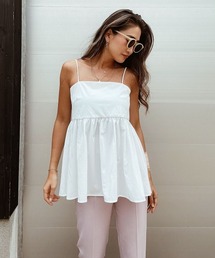 esutoreja | ペプラムバックオープントップス(キャミソール)