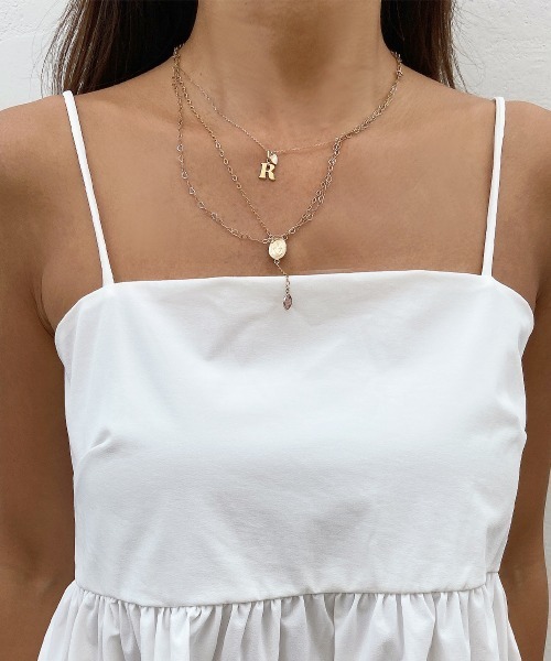 esutoreja（エストレジャ）の「ペプラムバックオープントップス（キャミソール・レディース・ホワイト/ブラック/オレンジ・FREE）」の7枚目の写真