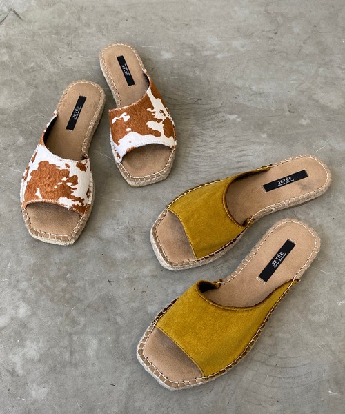 CAPRICIEUX LE'MAGE(カプリシューレマージュ)の「ジュートミュールサンダル(サンダル・レディース・イエロー・37/39)」の5枚目の写真