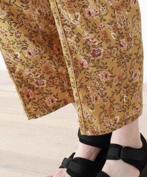 Cutie Blonde（キューティーブロンド）の「◆【S-L】花柄パイピングパンツ（その他パンツ・レディース・イエロー系9/アイボリー系6/ネイビー系9・03/02/01）」の8枚目の写真