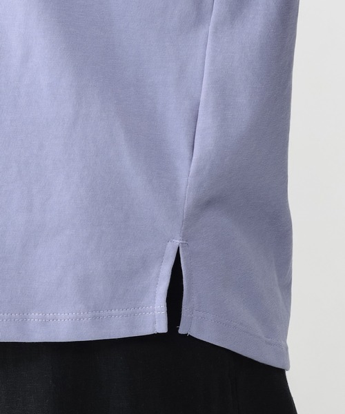 Petit Honfleur(プチオンフルール)の「【スヌーピー】フロントロゴプリント コラボTシャツ(Tシャツ/カットソー・レディース・ホワイト/ブルー/ベージュ・M/L)」の4枚目の写真