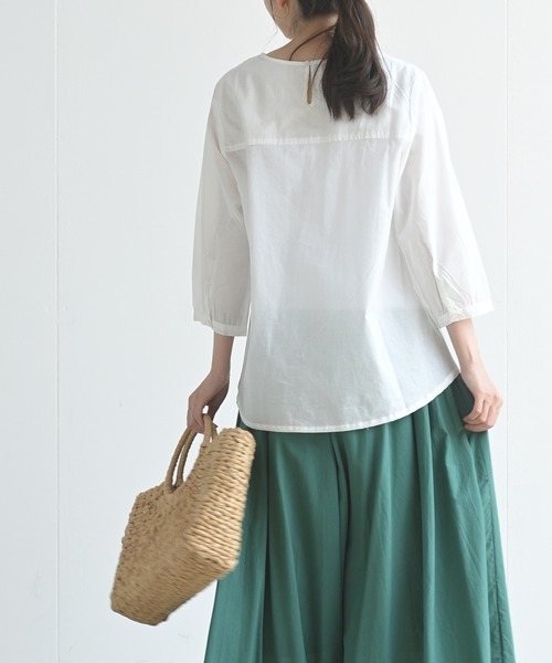 cottonキャンブリックブラウス COTTONキャンブリックブラウス （SeaRoomlynn - COTTONキャン