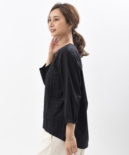 cottonキャンブリックブラウス COTTONキャンブリックブラウス （SeaRoomlynn - COTTONキャン