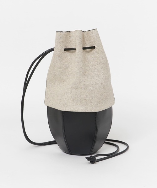 URBAN RESEARCH Sonny Label（アーバンリサーチサニーレーベル）の「ミニ巾着バッグ（ショルダーバッグ・レディース・キャメル/ブラック・ONE）」の6枚目の写真