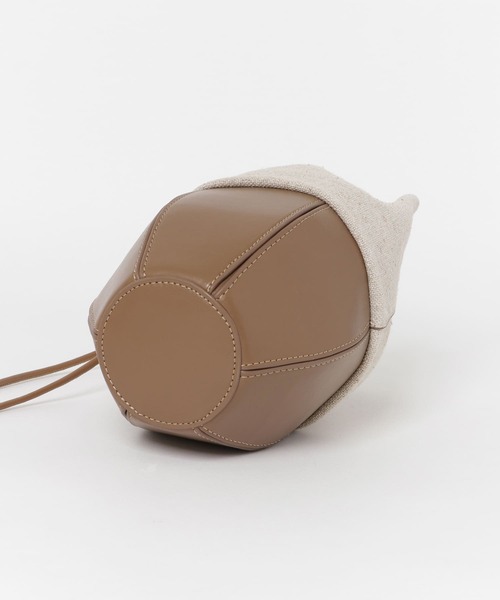 URBAN RESEARCH Sonny Label（アーバンリサーチサニーレーベル）の「ミニ巾着バッグ（ショルダーバッグ・レディース・キャメル/ブラック・ONE）」の3枚目の写真