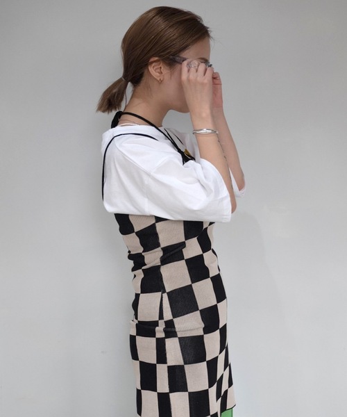 SANSeLF（サンセルフ）の「【SANSeLF】checkered flag tunic sanw21a002（チュニック・レディース・ホワイト・FREE）」の11枚目の写真