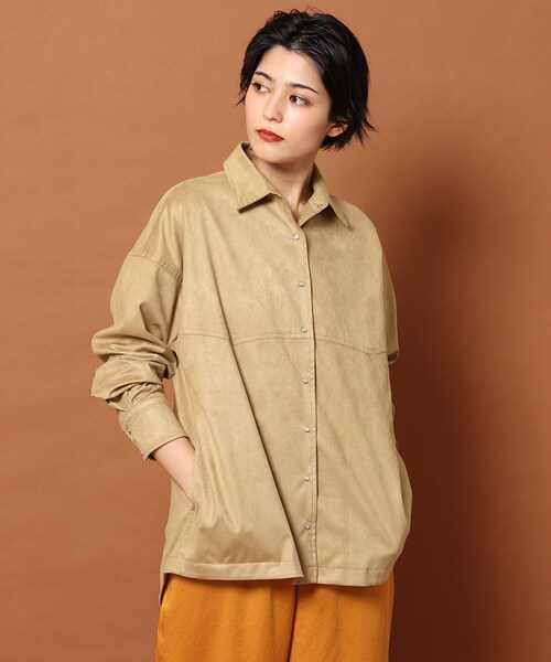 TICCA ティッカ　スエードシャツジャケット　¥35200 美品 DRESSTERIOR（ドレステリア）の「◇TICCA(ティッカ） スウェード