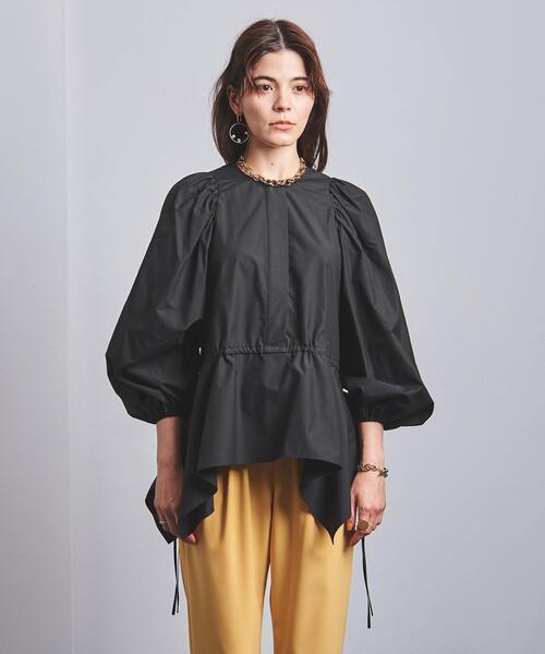 FLICKA(フリッカ)の「別注<FLICKA(フリッカ)>イレギュラーヘム ブラウス(シャツ/ブラウス・レディース・ブラック/オリーブ・FREE)」の6枚目の写真