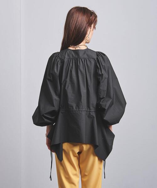 FLICKA(フリッカ)の「別注<FLICKA(フリッカ)>イレギュラーヘム ブラウス(シャツ/ブラウス・レディース・ブラック/オリーブ・FREE)」の5枚目の写真