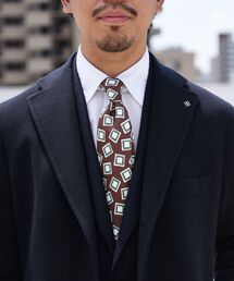 SHIPS | 【SHIPS限定】Stefanobigi: 特別企画 シルク プリント ダイヤコモン ネクタイ(ネクタイ)