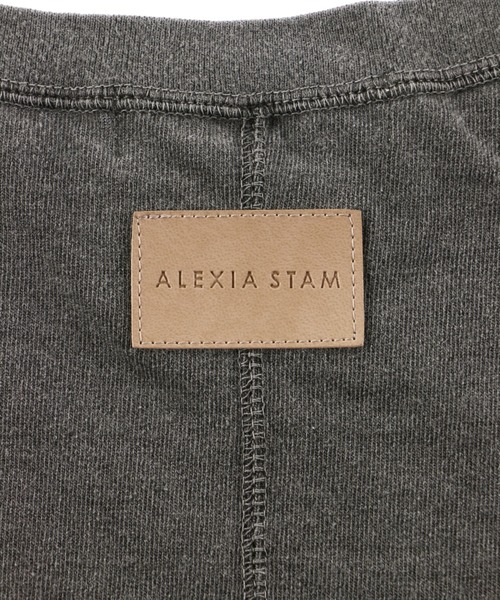 ALEXIA STAM（アリシアスタン）の「Pigment Dyed Oversized Tee/ピグメントダイオーバーサイズティー（Tシャツ/カットソー・レディース・モカ/カーキ/チャコールグレー・FREE）」の22枚目の写真
