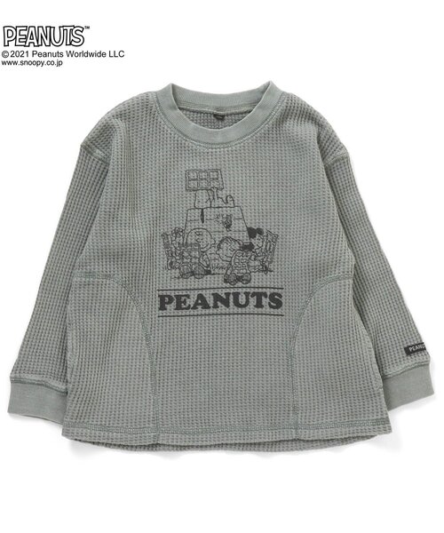 F.O.KIDS（エフオーキッズ）の「PEANUTSコラボＴシャツ（Tシャツ/カットソー・キッズ・ベージュ/ブラウン/サックスブルー・120/130/80/100/95/90/110/140）」の3枚目の写真