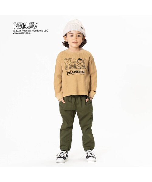 F.O.KIDS（エフオーキッズ）の「PEANUTSコラボＴシャツ（Tシャツ/カットソー・キッズ・ベージュ/ブラウン/サックスブルー・120/130/80/100/95/90/110/140）」の6枚目の写真