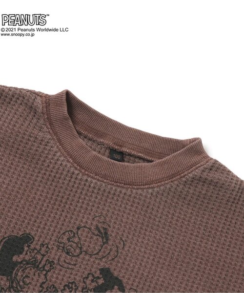 F.O.KIDS（エフオーキッズ）の「PEANUTSコラボＴシャツ（Tシャツ/カットソー・キッズ・ベージュ/ブラウン/サックスブルー・120/130/80/100/95/90/110/140）」の7枚目の写真