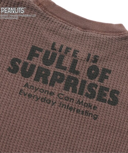 F.O.KIDS（エフオーキッズ）の「PEANUTSコラボＴシャツ（Tシャツ/カットソー・キッズ・ベージュ/ブラウン/サックスブルー・120/130/80/100/95/90/110/140）」の16枚目の写真