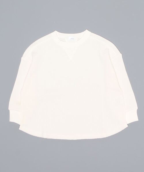 LOWRYS FARM（ローリーズファーム）の「ＴＲＵＥコットンワッフルプルオーバー　215491（Tシャツ/カットソー・キッズ・ブラック/グリーン/アイボリー・110cm/120cm/130cm）」の9枚目の写真