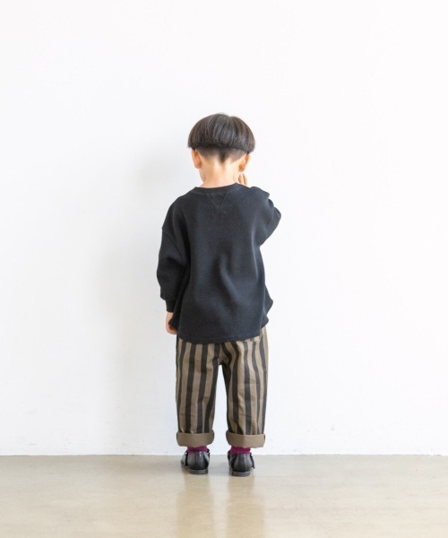 LOWRYS FARM（ローリーズファーム）の「ＴＲＵＥコットンワッフルプルオーバー　215491（Tシャツ/カットソー・キッズ・ブラック/グリーン/アイボリー・110cm/120cm/130cm）」の6枚目の写真