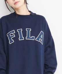 FILA | 【FILA/フィラ】WEB限定 カレッジロゴ ビックシルエット モックネック スウェット トレーナー(スウェット)