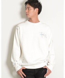 GOSTAR DE FUGA | 『GOSTAR DE FUGA』ペイントスウェットトレーナー(スウェット)