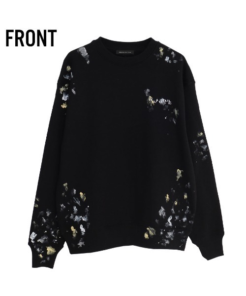 GOSTAR DE FUGA（ゴスタール ジフーガ）の「『GOSTAR DE FUGA』ペイントスウェットトレーナー（スウェット・メンズ・ホワイト/ブラック・FREE）」の12枚目の写真