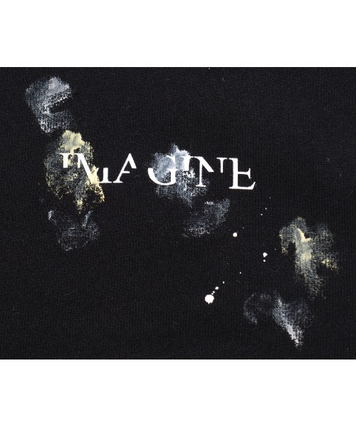 GOSTAR DE FUGA（ゴスタール ジフーガ）の「『GOSTAR DE FUGA』ペイントスウェットトレーナー（スウェット・メンズ・ホワイト/ブラック・FREE）」の10枚目の写真