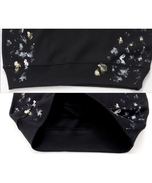 GOSTAR DE FUGA（ゴスタール ジフーガ）の「『GOSTAR DE FUGA』ペイントスウェットトレーナー（スウェット・メンズ・ホワイト/ブラック・FREE）」の4枚目の写真