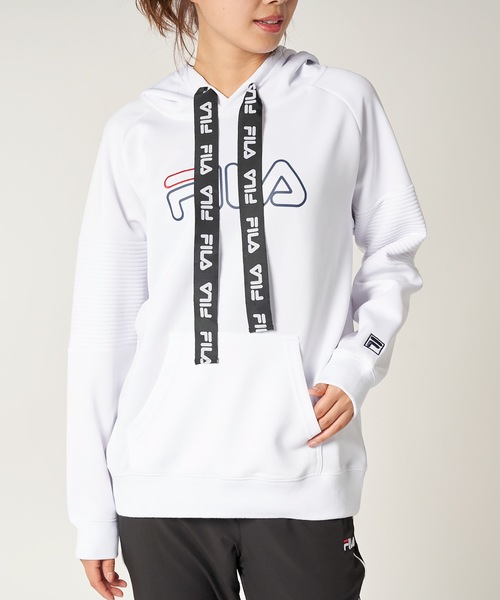 セール Fila フィラ レディースビッグロゴプリントダンボールパーカー パーカー Fila フィラ のファッション通販 Zozotown