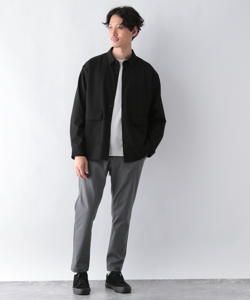 GLOBAL WORK(グローバルワーク)の「URBANRELAX シャツ長袖/954012(シャツ/ブラウス・メンズ・グレー/ネイビー/ブラック/ブラウン系その他7・LARGE/SMALL/MEDIUM)」の5枚目の写真