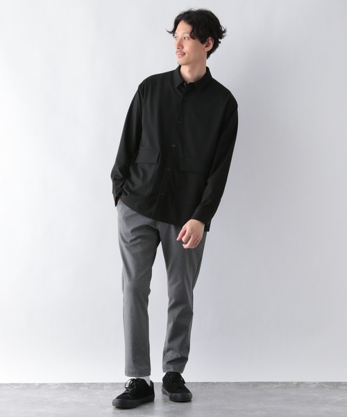 GLOBAL WORK(グローバルワーク)の「URBANRELAX シャツ長袖/954012(シャツ/ブラウス・メンズ・グレー/ネイビー/ブラック/ブラウン系その他7・LARGE/SMALL/MEDIUM)」の6枚目の写真