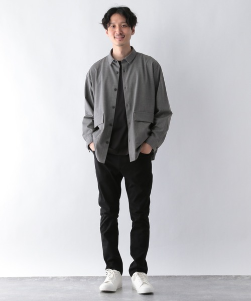 GLOBAL WORK(グローバルワーク)の「URBANRELAX シャツ長袖/954012(シャツ/ブラウス・メンズ・グレー/ネイビー/ブラック/ブラウン系その他7・LARGE/SMALL/MEDIUM)」の10枚目の写真