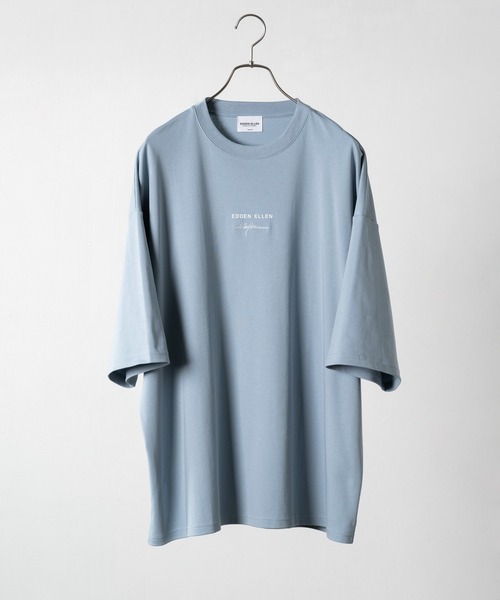 EDDEN ELLEN（エデンエレン）の「シンプルロゴルーズカットソー（Tシャツ/カットソー・メンズ・ホワイト/ブラック/ベージュ/サックスブルー/チャコールグレー/ライトグリーン・SMALL/MEDIUM/LARGE/X-SMALL）」の6枚目の写真