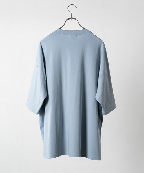 EDDEN ELLEN（エデンエレン）の「シンプルロゴルーズカットソー（Tシャツ/カットソー・メンズ・ホワイト/ブラック/ベージュ/サックスブルー/チャコールグレー/ライトグリーン・SMALL/MEDIUM/LARGE/X-SMALL）」の7枚目の写真