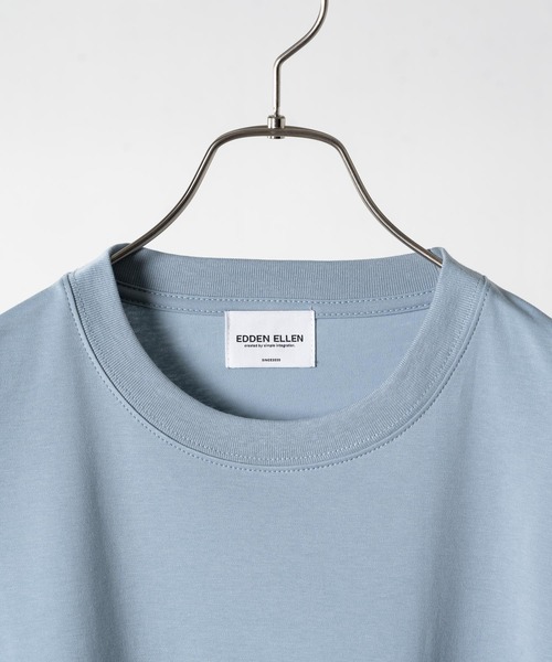 EDDEN ELLEN（エデンエレン）の「シンプルロゴルーズカットソー（Tシャツ/カットソー・メンズ・ホワイト/ブラック/ベージュ/サックスブルー/チャコールグレー/ライトグリーン・SMALL/MEDIUM/LARGE/X-SMALL）」の11枚目の写真