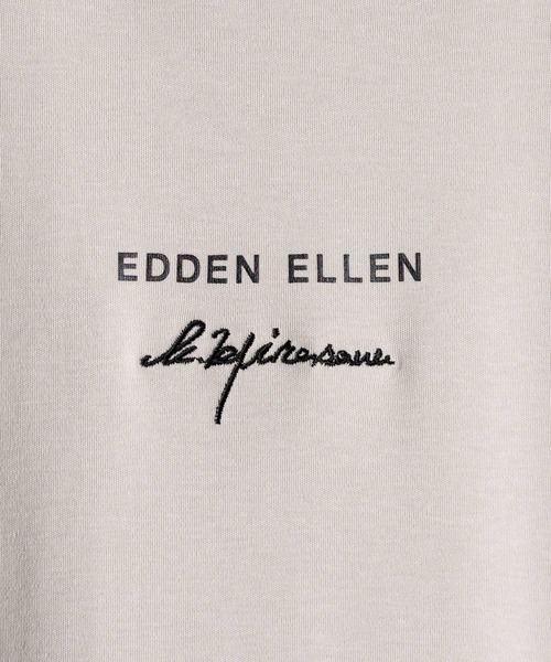 EDDEN ELLEN（エデンエレン）の「シンプルロゴルーズカットソー（Tシャツ/カットソー・メンズ・ホワイト/ブラック/ベージュ/サックスブルー/チャコールグレー/ライトグリーン・SMALL/MEDIUM/LARGE/X-SMALL）」の12枚目の写真