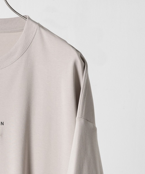 EDDEN ELLEN（エデンエレン）の「シンプルロゴルーズカットソー（Tシャツ/カットソー・メンズ・ホワイト/ブラック/ベージュ/サックスブルー/チャコールグレー/ライトグリーン・SMALL/MEDIUM/LARGE/X-SMALL）」の19枚目の写真