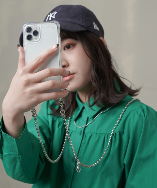 SPINNS（スピンズ）の「【選べるスマホショルダー】ボールチェーン ショルダーストラップ（スマホグッズ・レディース・シルバー・ONESIZE）」の6枚目の写真