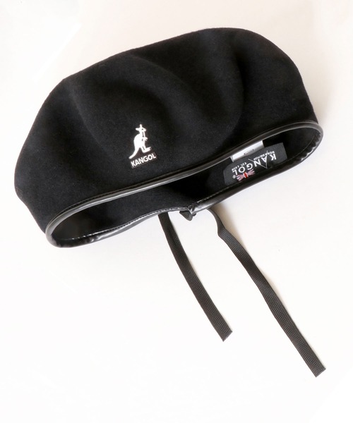 KANGOL(カンゴール)の「SMU Wool Big Monty ウール ビッグモンティ ベレー(ハンチング/ベレー帽・レディース・ブラック/ワイン/ベージュ・M/L)」の5枚目の写真