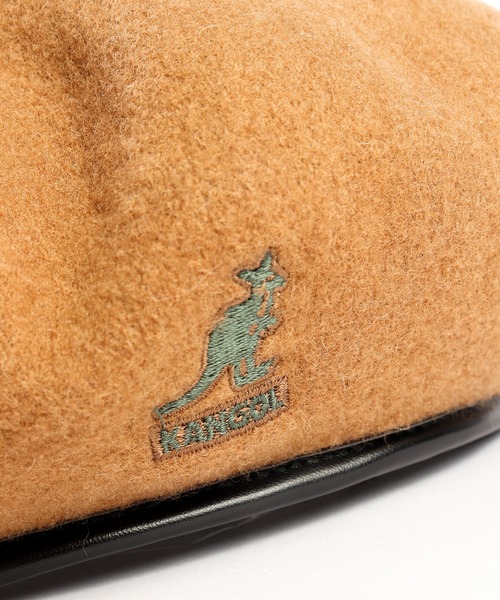 KANGOL(カンゴール)の「SMU Wool Big Monty ウール ビッグモンティ ベレー(ハンチング/ベレー帽・レディース・ブラック/ワイン/ベージュ・M/L)」の19枚目の写真