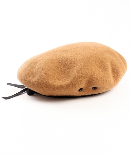 KANGOL(カンゴール)の「SMU Wool Big Monty ウール ビッグモンティ ベレー(ハンチング/ベレー帽・レディース・ブラック/ワイン/ベージュ・M/L)」の21枚目の写真