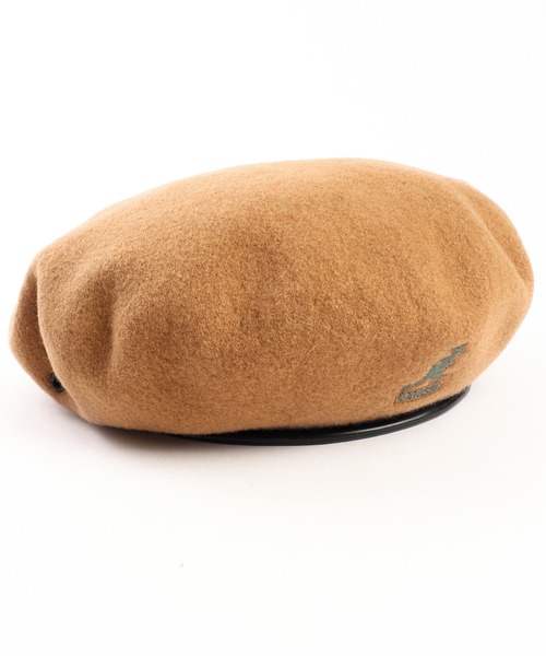 KANGOL(カンゴール)の「SMU Wool Big Monty ウール ビッグモンティ ベレー(ハンチング/ベレー帽・レディース・ブラック/ワイン/ベージュ・M/L)」の11枚目の写真