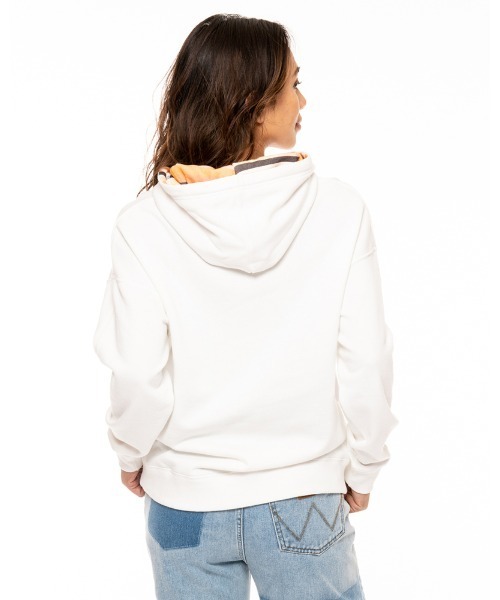 BILLABONG(ビラボン)の「BILLABONG レディース PATTERN CIRCLE LOGO パーカー 【2021年秋冬モデル】/ビラボンレディーススウェット(パーカー・レディース・ブラック/ベージュ/オフホワイト・MEDIUM/LARGE)」の10枚目の写真