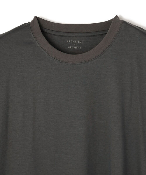 A4A(エーフォーエー)の「A4A/エーフォーエー/モダールシルケットロングスリーブTシャツ/Modal Mercet L/S Tee(Tシャツ/カットソー・メンズ・ホワイト/ブラック/グレー/チャコール・FREE)」の17枚目の写真