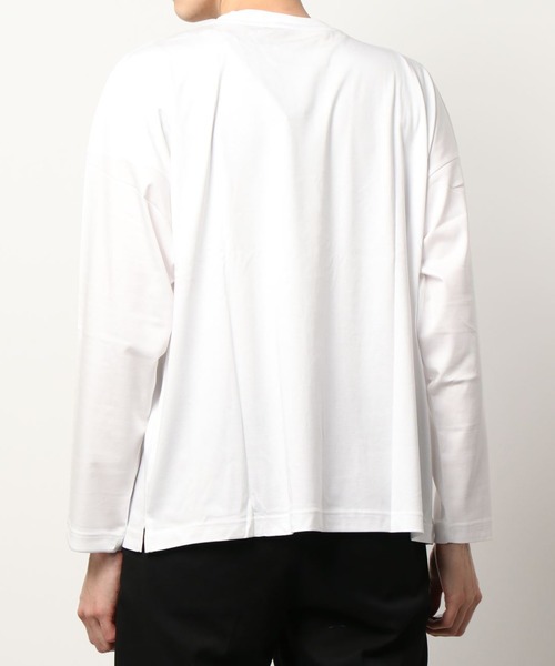 A4A(エーフォーエー)の「A4A/エーフォーエー/モダールシルケットロングスリーブTシャツ/Modal Mercet L/S Tee(Tシャツ/カットソー・メンズ・ホワイト/ブラック/グレー/チャコール・FREE)」の6枚目の写真